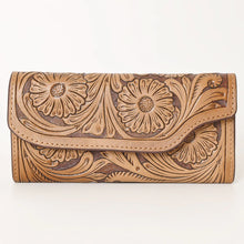 Load image into Gallery viewer, Watson Mill Hand Tooled Leather Wallet