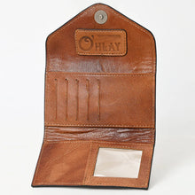 Load image into Gallery viewer, Turquoise Spirit Hand Tooled Leather Wallet