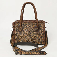 Load image into Gallery viewer, Tenney Hand Tooled Leather Tote Bag
