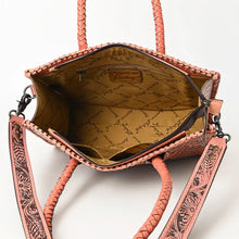 Load image into Gallery viewer, Persimmon Falls Hand Tooled Leather Tote Bag