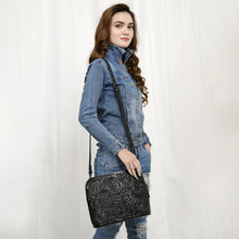Load image into Gallery viewer, Peak Park Hand Tooled Leather Crossbody Purse
