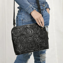 Load image into Gallery viewer, Peak Park Hand Tooled Leather Crossbody Purse