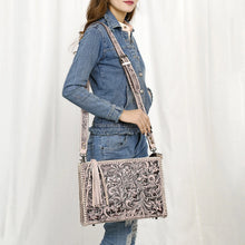 Load image into Gallery viewer, Buffalo Point Hand Tooled Leather Crossbody Purse