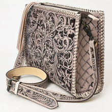 Load image into Gallery viewer, Buffalo Point Hand Tooled Leather Crossbody Purse