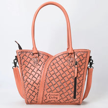 Load image into Gallery viewer, Aurelia Junction Hand Tooled Tote Bag