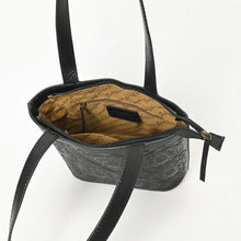 Load image into Gallery viewer, Noir Sunflower Leather Shoulder Bag