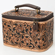 Load image into Gallery viewer, Juniper Jewel Hand Tooled Leather Jewelry Box