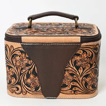 Load image into Gallery viewer, Juniper Jewel Hand Tooled Leather Jewelry Box