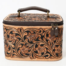 Load image into Gallery viewer, Juniper Jewel Hand Tooled Leather Jewelry Box