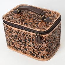 Load image into Gallery viewer, Juniper Jewel Hand Tooled Leather Jewelry Box