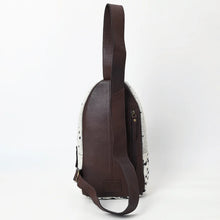 Load image into Gallery viewer, Western Blossom Hand Tooled Leather Sling Bag