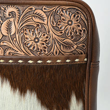 Load image into Gallery viewer, Roam Free Hand Tooled Leather Sling Bag