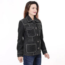 Load image into Gallery viewer, The Cora Suede Leather Jacket