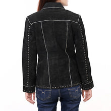 Load image into Gallery viewer, The Cora Suede Leather Jacket