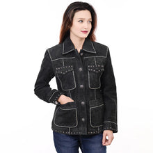 Load image into Gallery viewer, The Cora Suede Leather Jacket