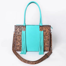Load image into Gallery viewer, Trailblazer Hand Tooled Leather Tote Bag