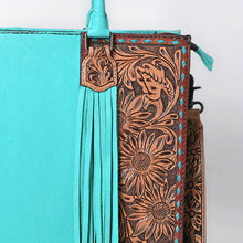 Load image into Gallery viewer, Trailblazer Hand Tooled Leather Tote Bag