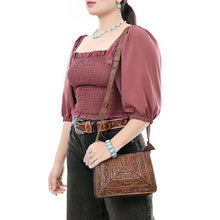 Load image into Gallery viewer, Rustic Rebel Hand Tooled Leather Purse