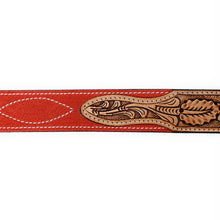Load image into Gallery viewer, Desert Suede Hand Tooled Leather Belt