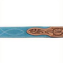 Load image into Gallery viewer, Desert Suede Hand Tooled Leather Belt