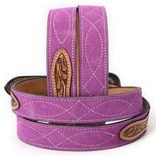 Load image into Gallery viewer, Desert Suede Hand Tooled Leather Belt