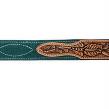 Load image into Gallery viewer, Desert Suede Hand Tooled Leather Belt