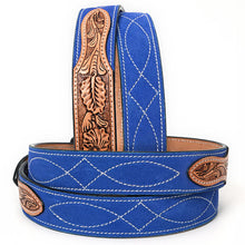 Load image into Gallery viewer, Desert Suede Hand Tooled Leather Belt