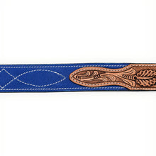 Load image into Gallery viewer, Desert Suede Hand Tooled Leather Belt