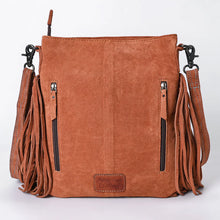 Load image into Gallery viewer, Rodeo Roundup Suede Leather Crossbody Purse