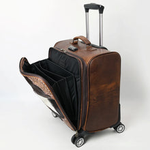 Load image into Gallery viewer, Birmingham Hand Tooled Leather Suitcase