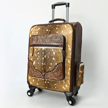 Load image into Gallery viewer, Nottingham Hand Tooled Leather Suitcase