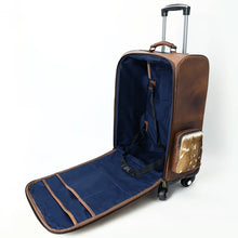 Load image into Gallery viewer, Nottingham Hand Tooled Leather Suitcase