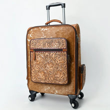 Load image into Gallery viewer, Newcastle Hand Tooled Leather Suitcase