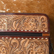Load image into Gallery viewer, Newcastle Hand Tooled Leather Suitcase