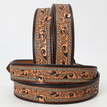 Load image into Gallery viewer, Dottie's Hand Tooled Leather Belt