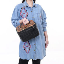 Load image into Gallery viewer, Heirloom Haven Hand Tooled Leather Jewelry Box