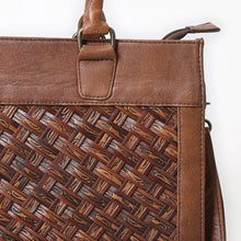 Load image into Gallery viewer, Country Woven Hand Tooled Leather Shoulder Bag