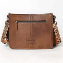 Load image into Gallery viewer, Outlaw Sunset Hand Tooled Leather Crossbody Purse