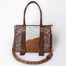 Load image into Gallery viewer, Desert Canyon Hand Tooled Leather Tote Bag
