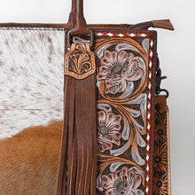 Load image into Gallery viewer, Desert Canyon Hand Tooled Leather Tote Bag