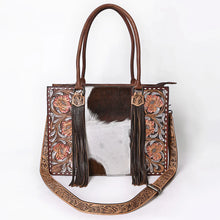 Load image into Gallery viewer, Bloomington Hand Tooled Leather Tote Bag
