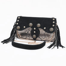 Load image into Gallery viewer, Sidewinder Suede Leather Shoulder Bag