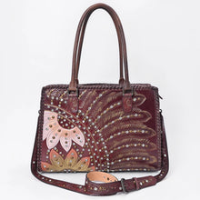 Load image into Gallery viewer, Silent Sonnet Hand Tooled Leather Shoulder Bag