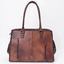 Load image into Gallery viewer, Silent Sonnet Hand Tooled Leather Shoulder Bag