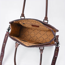 Load image into Gallery viewer, Silent Sonnet Hand Tooled Leather Shoulder Bag