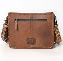Load image into Gallery viewer, Maverick Hand Tooled Leather Crossbody Purse