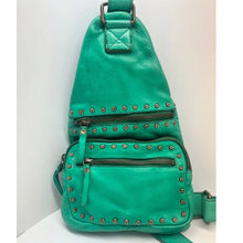 Load image into Gallery viewer, Azzurri Leather Sling Bag