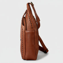 Load image into Gallery viewer, HLSR Genuine Leather Black Embroidered Sling Bag