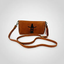 Load image into Gallery viewer, HLSR Genuine Leather Black Embroidered Wallet