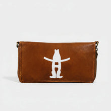 Load image into Gallery viewer, HLSR Genuine Leather White Embroidered Wallet